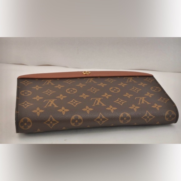 Authentic Louis Vuitton Bordeaux vintage monogram clutch - Picture 3 of 12